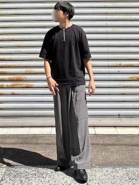 「remer（リメール）のアイテム」を使った、あーさんさん（メンズ・171cm）の秋コーディネート