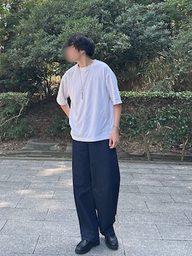 「アイテム（ピアス（片耳用））」を使った、あーさんさん（メンズ・171cm）の秋コーディネート