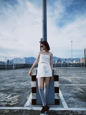 「summer」｜𝑠𝑜𝑠𝑜さん（レディース・167cm）の夏コーディネート