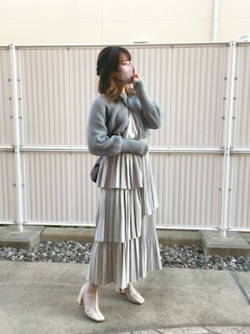 「RANDA」｜「アイテム（ブーツ）」を使った、kaeさん（レディース・153cm）の春コーディネート