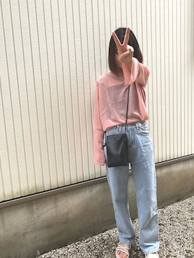 「お気に入りコーデ」｜MOMOさん（レディース・154cm）の夏コーディネート