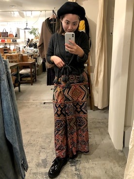 「ARCHI（アーキ）のアイテム」を使った、yasuko0610さん（レディース・152cm）の秋コーディネート