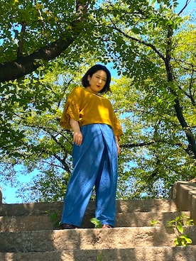 JURI(ぽっちゃりコーデ)さん（レディース・153cm）の夏コーディネート