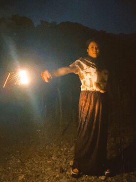 JURI(ぽっちゃりコーデ)さん（レディース・153cm）の夏コーディネート