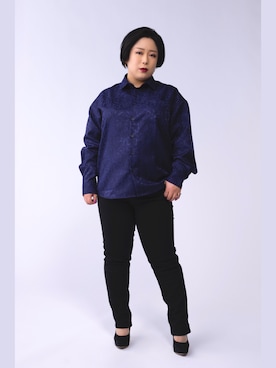 「CPCM」｜「アイテム（パンプス）」を使った、JURI(ぽっちゃりコーデ)さん（レディース・153cm）の夏コーディネート