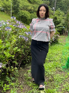 JURI(ぽっちゃりコーデ)さん（レディース・153cm）の夏コーディネート