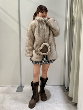 「アイテム（その他アウター）」を使った、zukkiさん（レディース・152cm・20代）の秋コーディネート