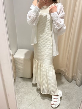 「one after another NICE CLAUP（ワンアフターアナザーナイスクラップ）のスニーカー底グルカサンダル（サンダル）」を使った、zukkiさん（レディース・153cm）の春コーディネート