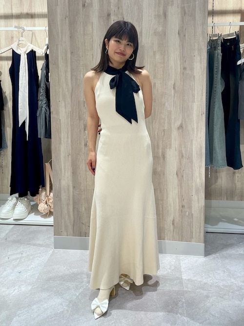 NICE CLAUP ナイスクラップ アメスリニットワンピース one after another NICE CLAUP ワンピース 「Mode Ribbon