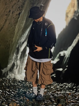 「LMCのアイテム」を使った、lukman12さん（メンズ・180cm）の春コーディネート