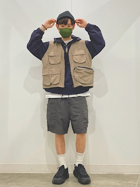 「NOAH（ノア）のアイテム（帽子）」を使った、lukman12さん（メンズ・178cm）の冬コーディネート