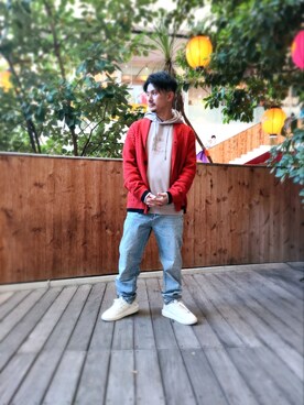「AXSmiley」｜🇮🇹りょーちん🇮🇹さん（メンズ・160cm）の秋コーディネート