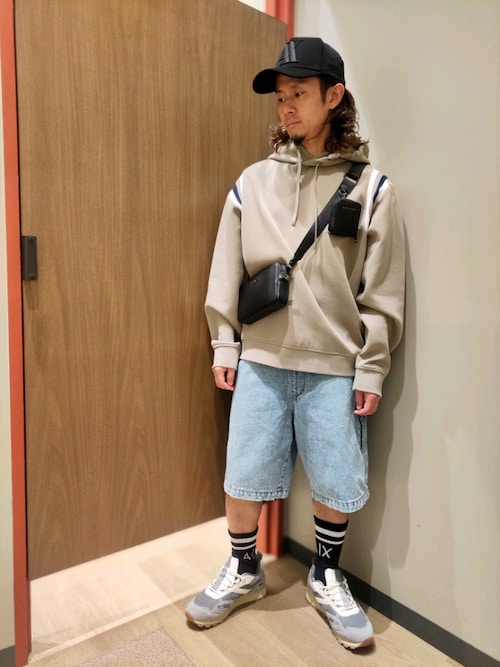 ARMANI EXCHANGE A|X 立体AXロゴ ベースボール パネル キャップ A|Xアルマーニ エクスチェンジ】A|Xロゴ パネルキャップ