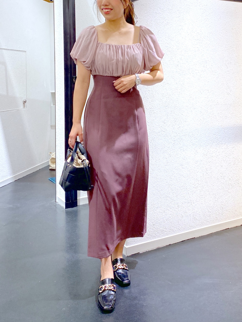 定価16500円 新品未使用タグあり Andemiu×藤原望未コラボワンピ