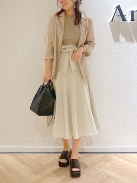 tomokoさん（レディース・163cm）の夏コーディネート