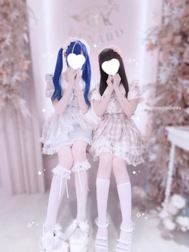 羽乃ぴふわ(インスタ見に来てね🎀)さん(レディース・151cm)の秋コーディネート