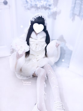「アイテム（ポンチョ）」を使った、羽乃ぴふわさん（レディース・151cm）の秋コーディネート