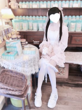 「GRL（グレイル）のアイテム（ジャケット/アウター）」を使った、羽乃ぴふわさん（レディース・151cm）の夏コーディネート