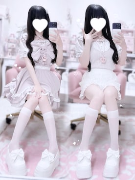 羽乃ぴふわ(インスタ見に来てね🎀)さん(レディース・151cm)の秋コーディネート