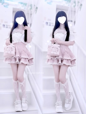 「MA*RS（アメーバーマーズ）のアイテム」を使った、羽乃ぴふわ(インスタ見に来てね🎀)さん（レディース・151cm）の夏コーディネート