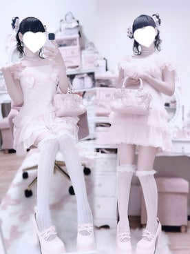 羽乃ぴふわ(インスタ見に来てね🎀)さんのコーディネート