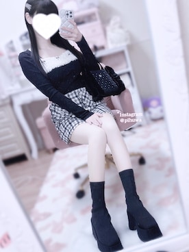 羽乃ぴふわさんの（GRL | グレイル）を使ったコーディネート