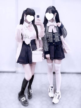 羽乃ぴふわ(インスタ見に来てね🎀)さんのコーディネート