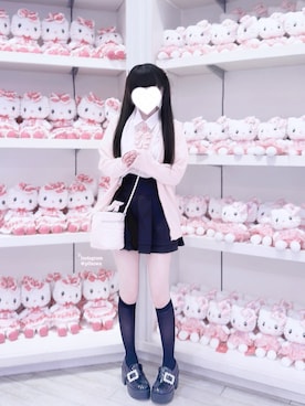 羽乃ぴふわさん（骨格ストレート・レディース・151cm）の秋コーディネート