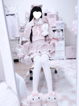 「アイテム（テーラードジャケット）」を使った、羽乃ぴふわ(Instagramメイン)さん（レディース・151cm）の秋コーディネート