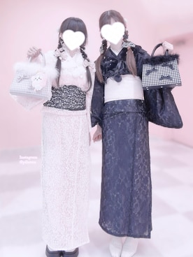 羽乃ぴふわ(インスタ見に来てね🎀)さんのコーディネート