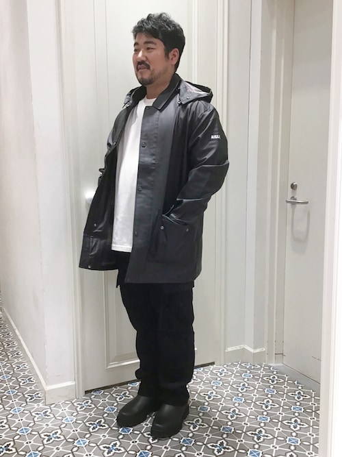 セール】ラバータッチフーデッドジャケット（マウンテンパーカー