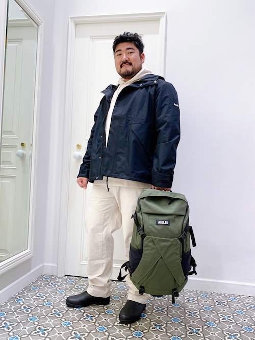 AIGLE ブラック レインシューズ ショートブーツ AIGLE｜全天候対応 防水 レスフォープラス2 ショートブーツ