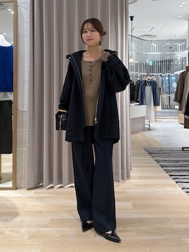 「PAPILLONNER（パピヨネ）のアイテム」を使った、rukaさん（レディース・154cm）の秋コーディネート