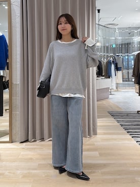 「PAPILLONNER（パピヨネ）のアイテム」を使った、rukaさん（レディース・154cm）の秋コーディネート