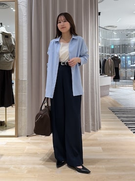 「PAPILLONNER（パピヨネ）のアイテム」を使った、rukaさん（レディース・154cm）の秋コーディネート