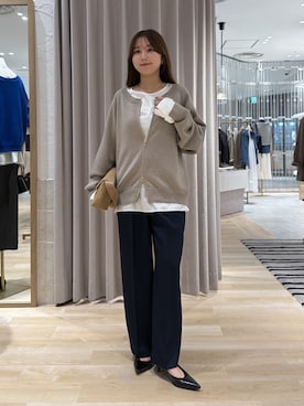 「PAPILLONNER（パピヨネ）のアイテム」を使った、rukaさん（レディース・154cm）の秋コーディネート