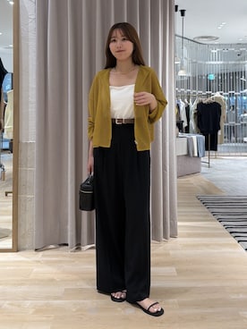 「PAPILLONNER（パピヨネ）のアイテム」を使った、rukaさん（レディース・154cm）の夏コーディネート