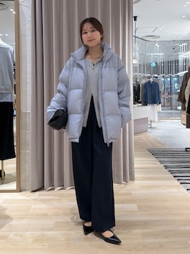 「PAPILLONNER（パピヨネ）のアイテム」を使った、rukaさん（レディース・154cm）の秋コーディネート