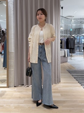 「PAPILLONNER（パピヨネ）のアイテム」を使った、rukaさん（レディース・154cm）の夏コーディネート