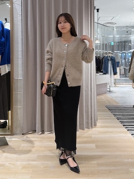 「PAPILLONNER（パピヨネ）のアイテム」を使った、rukaさん（レディース・154cm）の秋コーディネート