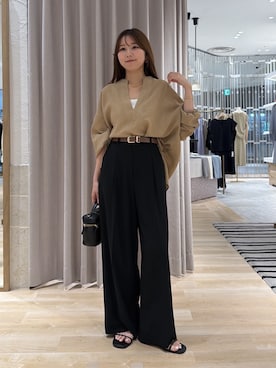 「PAPILLONNER（パピヨネ）のアイテム」を使った、rukaさん（レディース・154cm）の夏コーディネート