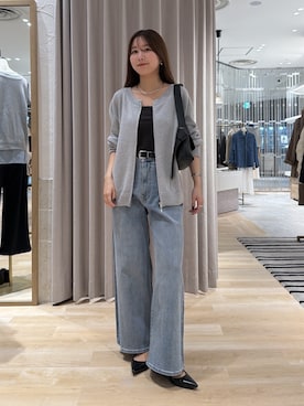 「PAPILLONNER（パピヨネ）のアイテム」を使った、rukaさん（レディース・154cm）の秋コーディネート