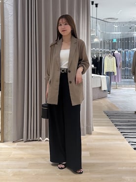 「PAPILLONNER（パピヨネ）のアイテム」を使った、rukaさん（レディース・154cm）の夏コーディネート