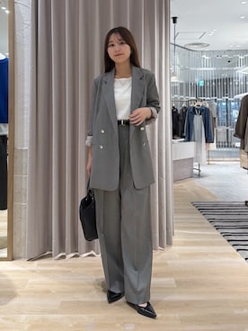 「PAPILLONNER（パピヨネ）のアイテム」を使った、rukaさん（レディース・154cm）の秋コーディネート