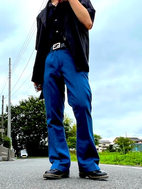 「Ellno Loset（エルノロゼット）のアイテム（ベスト）」を使った、NINA27さん（メンズ・168cm）の夏コーディネート