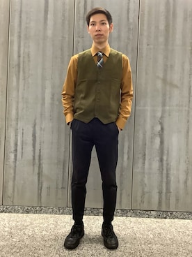 TOKYO SHIRTS 八重洲地下街八重洲2番店さん(メンズ・171cm)の秋コーディネート