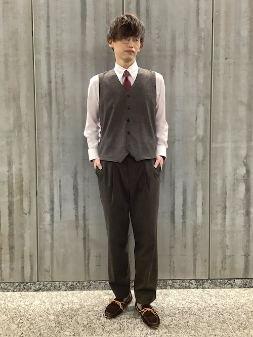 形態安定ノンアイロン ボタンダウン 長袖ビジネスワイシャツ（ビジネス