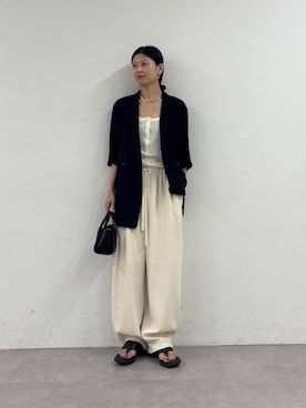 「2.718（ニーテンナナイチハチ）のアイテム」を使った、Hiyoriさん（レディース・160cm）の夏コーディネート