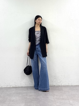 「アイテム（アクセサリー）」を使った、Hiyoriさん（レディース・160cm）の春コーディネート