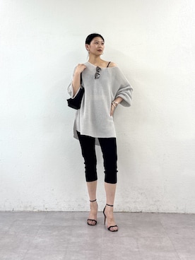 「アイテム（アクセサリー）」を使った、Hiyoriさん（レディース・160cm）の春コーディネート